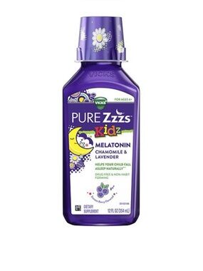Never Used — Pure Zzzs Kidz Melatonin Chamomile & Lavender - Purple